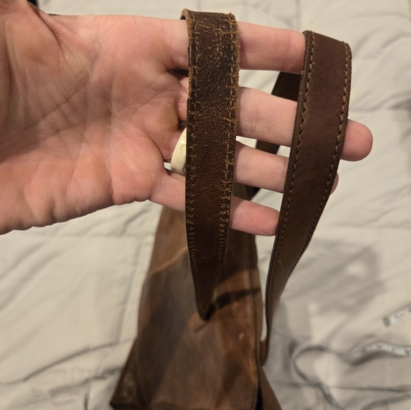 J. Crew large brown leather bag - Picture 8 of 14